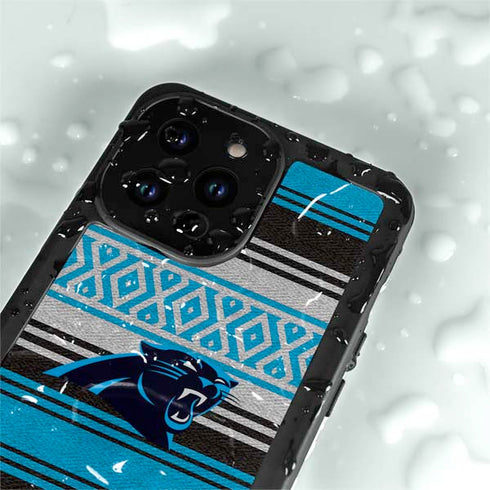 NFL Carolina Panthers Trailblazer iPhone 15 Pro Waterproof Case
