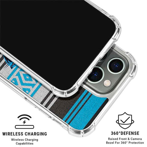 NFL Carolina Panthers Trailblazer iPhone 16 Pro Clear Case