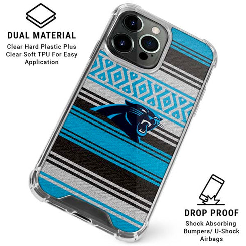 NFL Carolina Panthers Trailblazer iPhone 16 Pro Max Clear Case