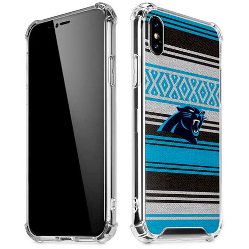 NFL Carolina Panthers Trailblazer iPhone X/XS Clear Case