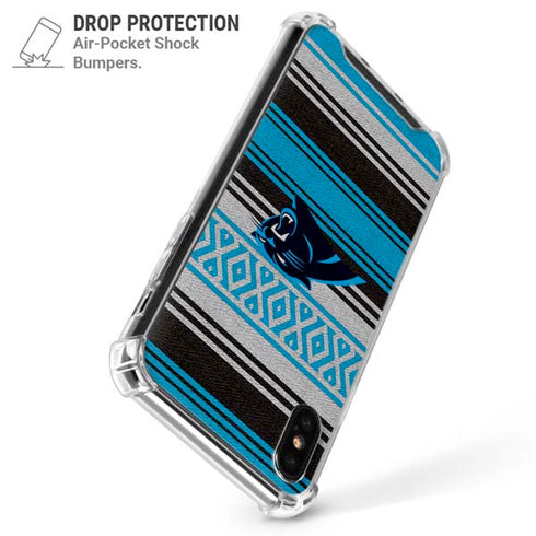 NFL Carolina Panthers Trailblazer iPhone X/XS Clear Case