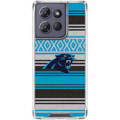 NFL Carolina Panthers Trailblazer Moto G Power 5G (2025) Clear Case