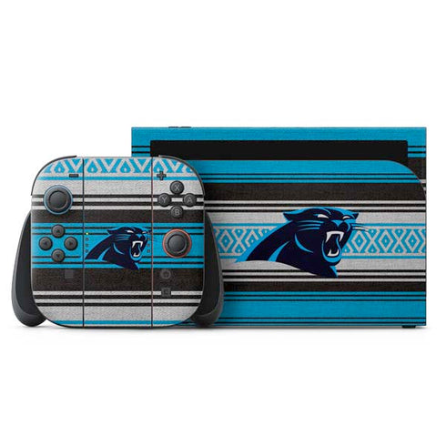 NFL Carolina Panthers Trailblazer Nintendo Switch 2 (2025) with Joy-Con Skin