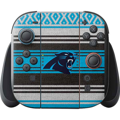 NFL Carolina Panthers Trailblazer Nintendo Switch 2 (2025) with Joy-Con Skin