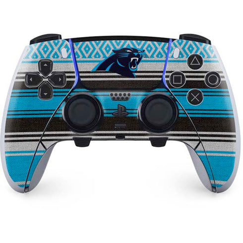 NFL Carolina Panthers Trailblazer PS5 DualSense Edge Pro Controller Skin
