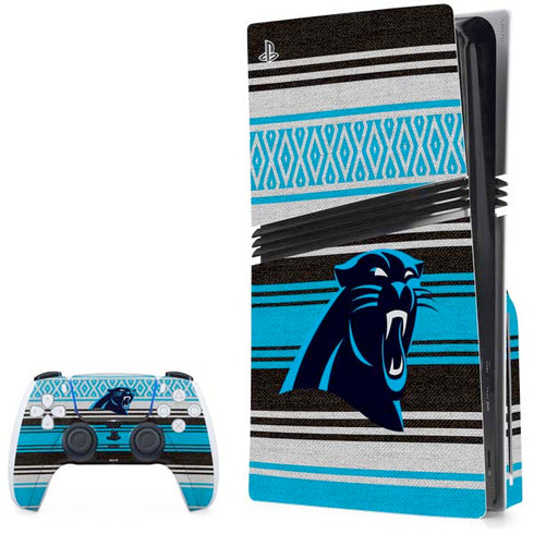 NFL Carolina Panthers Trailblazer PS5 Pro Disk Bundle Skin