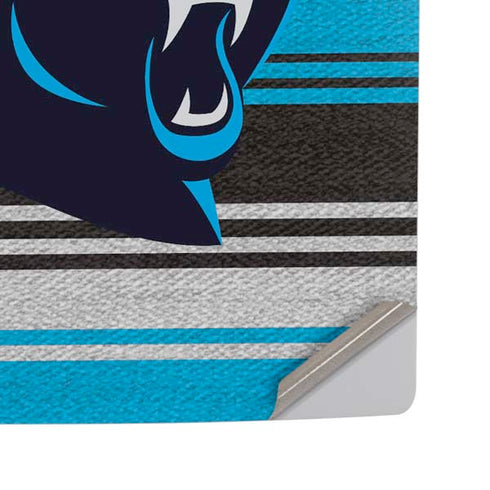 NFL Carolina Panthers Trailblazer PS5 Pro Disk Console Skin