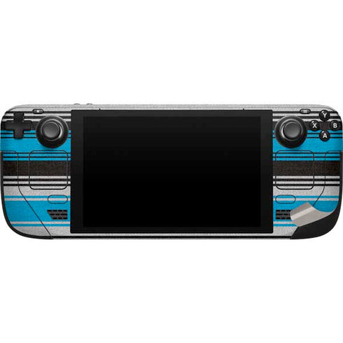 NFL Carolina Panthers Trailblazer Steam Deck Handheld Gaming Computer Skin