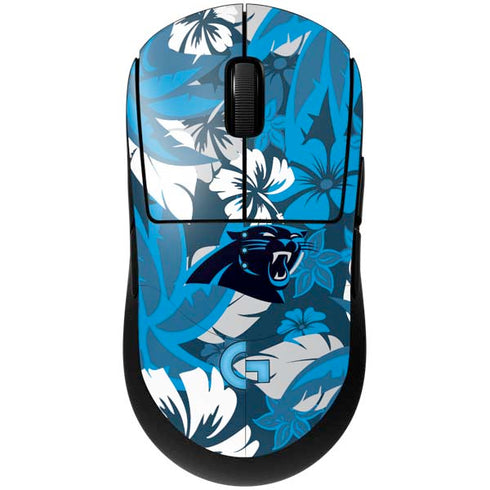 NFL Carolina Panthers Tropical Print G Pro Wireless Gaming Mouse Skin