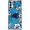 NFL Carolina Panthers Tropical Print Galaxy A13 5G Clear Case