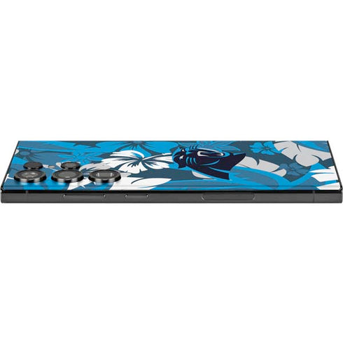 NFL Carolina Panthers Tropical Print Galaxy Skins