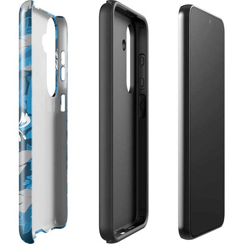 NFL Carolina Panthers Tropical Print Galaxy S25 Impact Case