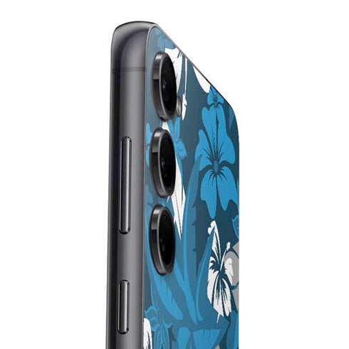 NFL Carolina Panthers Tropical Print Galaxy S24 Plus Skin