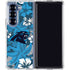 NFL Carolina Panthers Tropical Print Galaxy Z Fold6 Clear Case