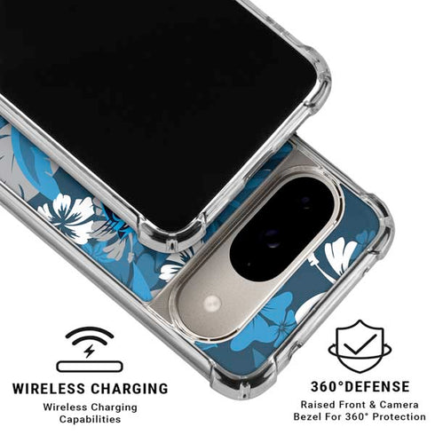 NFL Carolina Panthers Tropical Print Google Pixel 10 Clear Case