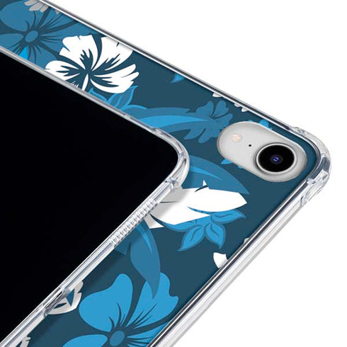 NFL Carolina Panthers Tropical Print iPad 11th Gen (2025) Clear Case