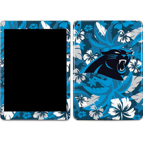 NFL Carolina Panthers Tropical Print Apple iPad Skin