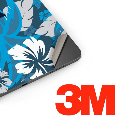 NFL Carolina Panthers Tropical Print Apple iPad Pro Skin