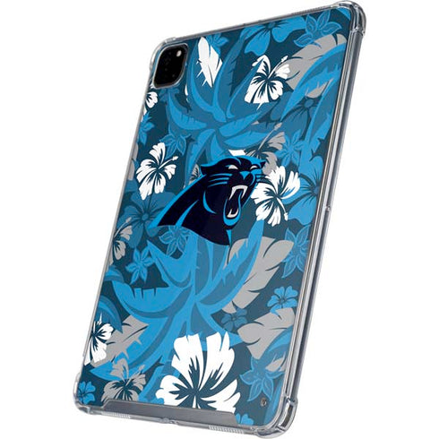 NFL Carolina Panthers Tropical Print iPad Cases