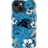 NFL Carolina Panthers Tropical Print iPhone 15 Impact Case