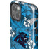 NFL Carolina Panthers Tropical Print iPhone 15 Impact Case