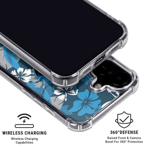 NFL Carolina Panthers Tropical Print iPhone 16 MagSafe Case