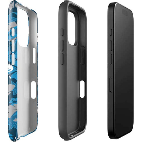 NFL Carolina Panthers Tropical Print iPhone 16 Pro Impact Case