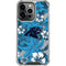 NFL Carolina Panthers Tropical Print iPhone 16 Pro Max Clear Case