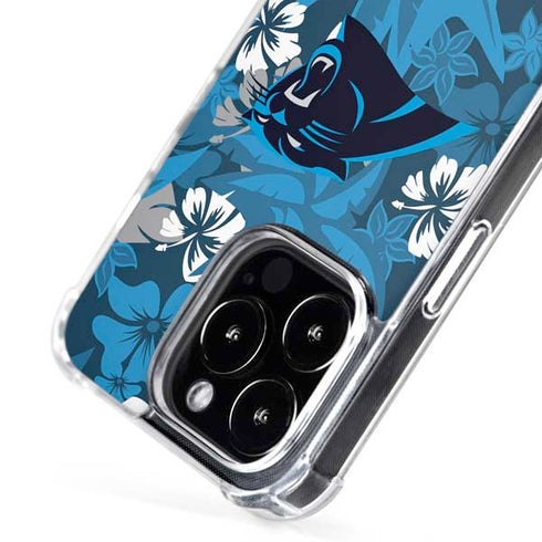 NFL Carolina Panthers Tropical Print iPhone 16 Pro Max MagSafe Case