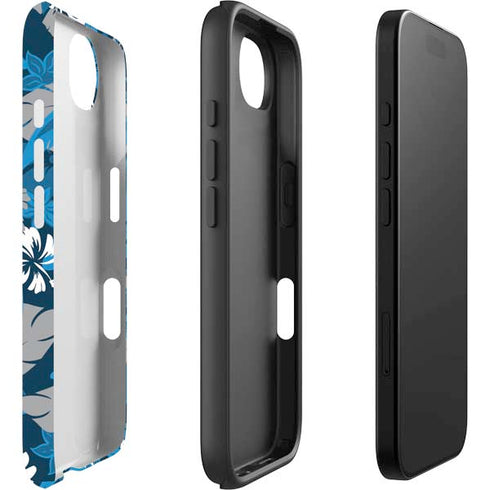 NFL Carolina Panthers Tropical Print iPhone 16e Impact Case