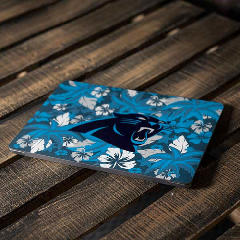 NFL Carolina Panthers Tropical Print Apple MacBook Air Skin