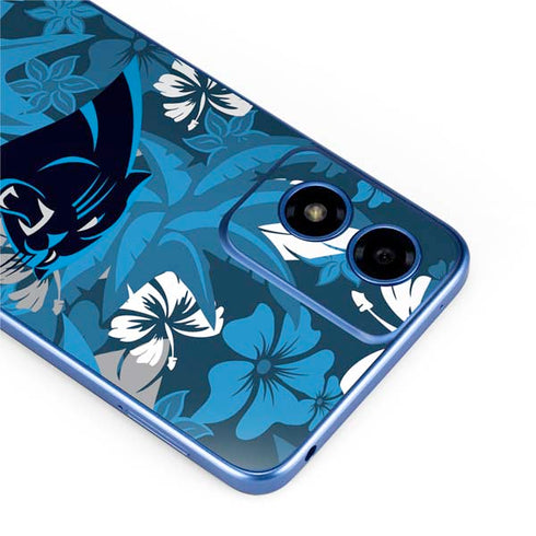 NFL Carolina Panthers Tropical Print Moto G Play 4G (2024) Skin