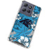 NFL Carolina Panthers Tropical Print Moto G Play 5G (2025) Clear Case