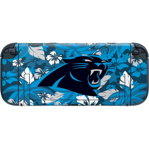 NFL Carolina Panthers Tropical Print Nintendo Switch 2 (2025) with Joy-Con Skin