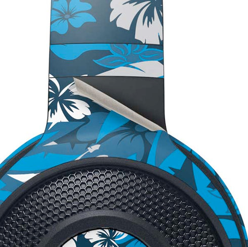 NFL Carolina Panthers Tropical Print Razer Kraken X Skin