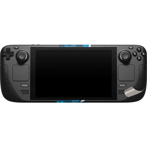 NFL Carolina Panthers Tropical Print Steam Deck Handheld Gaming Computer Skin
