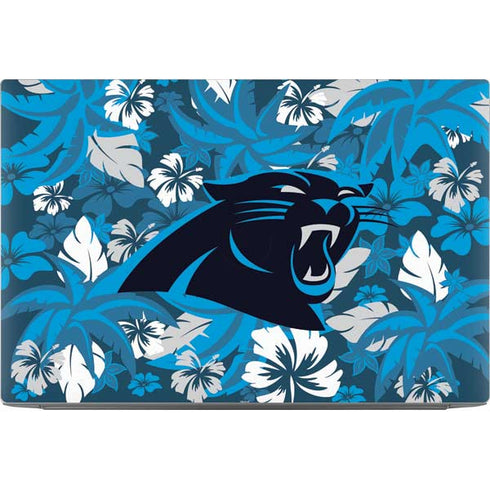 NFL Carolina Panthers Tropical Print Dell XPS Skin