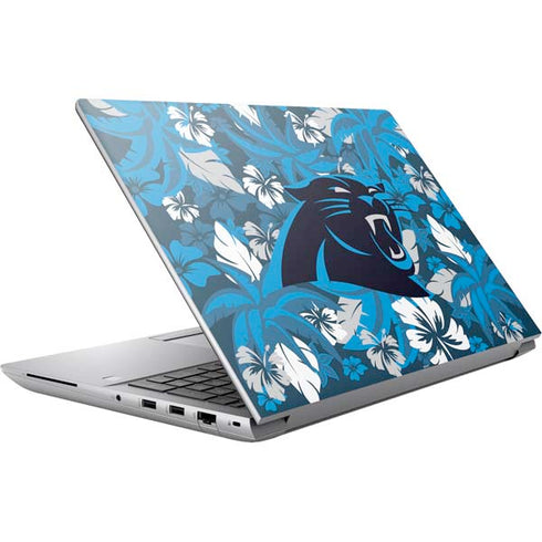 NFL Carolina Panthers Tropical Print HP ZBook Fury 16 G10 Skin