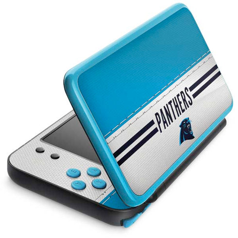 NFL Carolina Panthers White Striped Nintendo Skins
