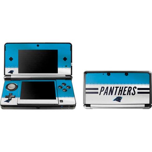 NFL Carolina Panthers White Striped Nintendo Skins