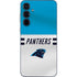 NFL Carolina Panthers White Striped Galaxy A35 5G Skin