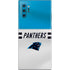 NFL Carolina Panthers White Striped Galaxy Note 10 Plus Skin