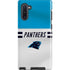 NFL Carolina Panthers White Striped Galaxy Cases
