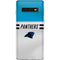NFL Carolina Panthers White Striped Galaxy S10 Skin