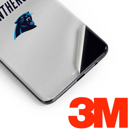 NFL Carolina Panthers White Striped Galaxy S10 Skin