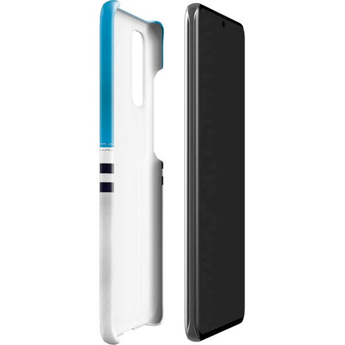 NFL Carolina Panthers White Striped Galaxy S20 Lite Case