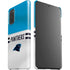 NFL Carolina Panthers White Striped Galaxy S20 Lite Case