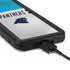 NFL Carolina Panthers White Striped Galaxy S20 Plus Waterproof Case