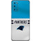NFL Carolina Panthers White Striped Galaxy S20 Skin