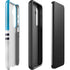 NFL Carolina Panthers White Striped Galaxy S25 Impact Case